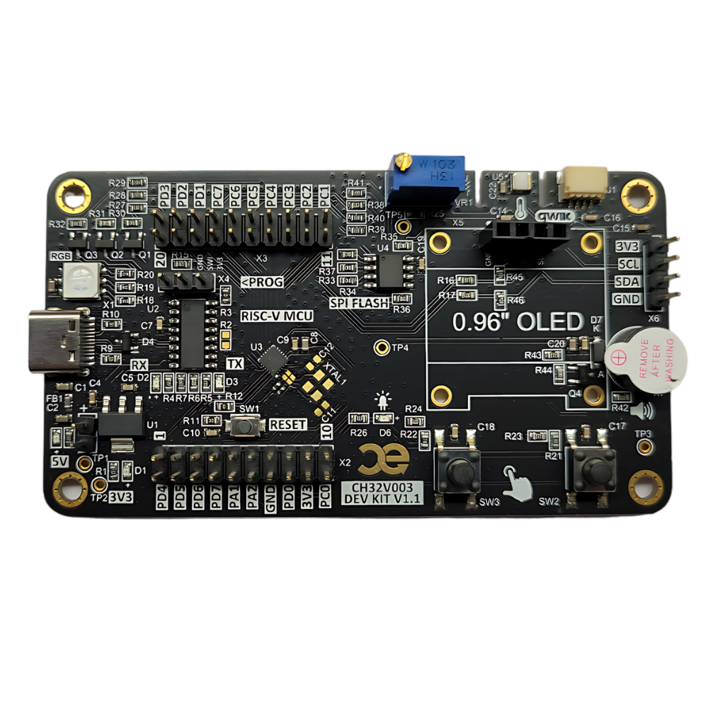RGB_SEG (2) CAPUF CH32V003 Development Kit