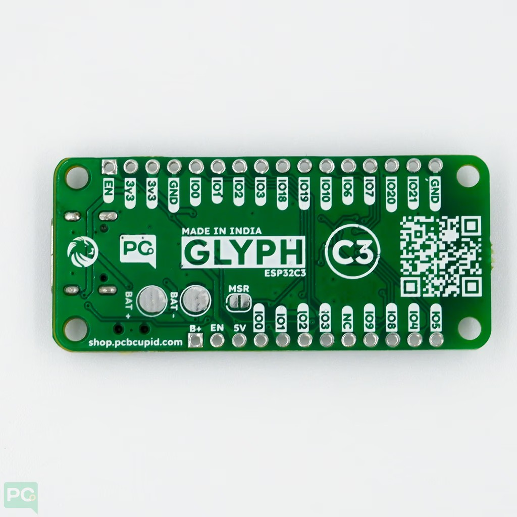 otv3afua GLYPH C3 – Compact & Low Cost ESP32C3 DEV Board with Case